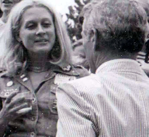 Paul Newman and Barbara Stewart